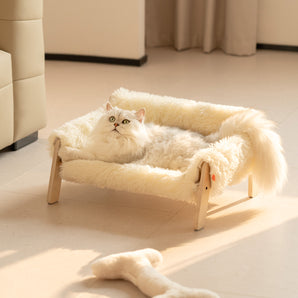 Elevated Wooden Cat & Dog Couch