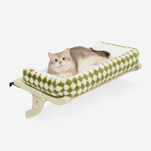 Vintage Cat Window Bed Green